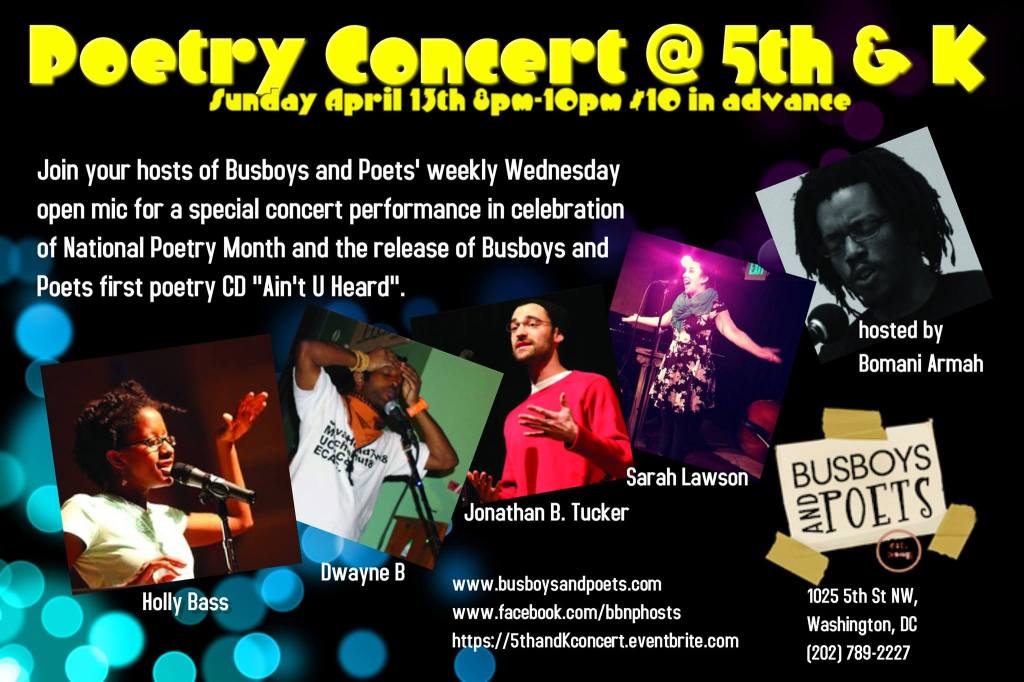 poetry concert flier